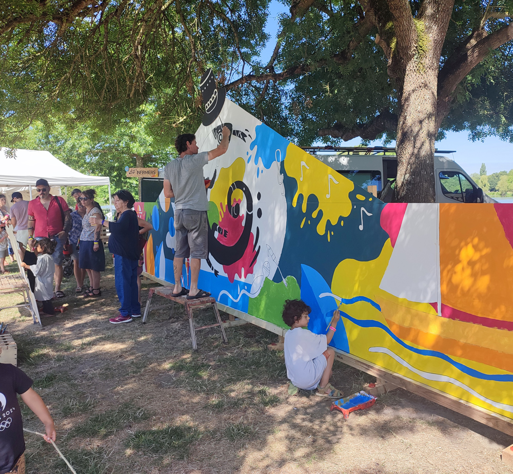 Animation collective en cours