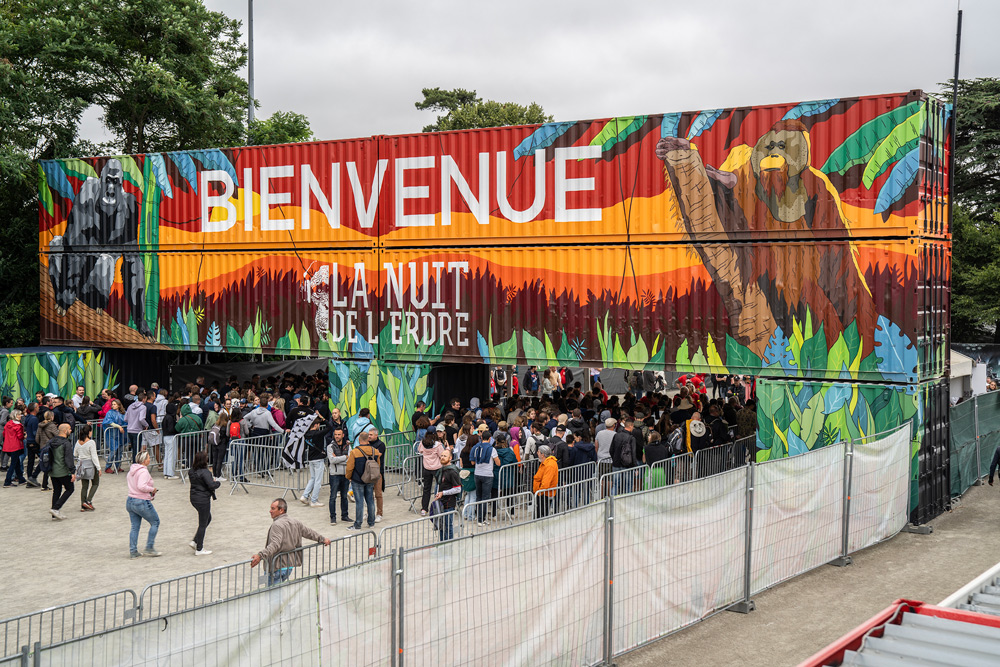 Fresque sur conteneurs — Festival